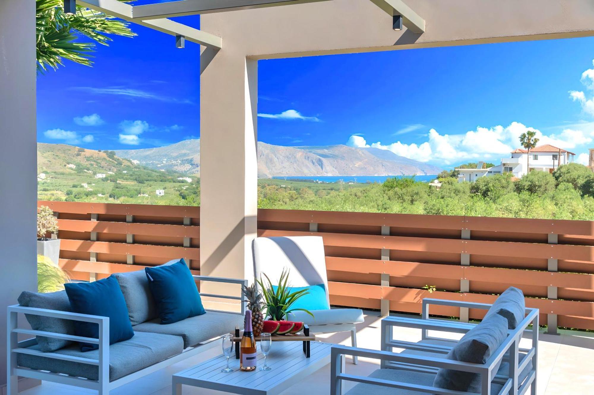 Minoas Villas Heated Pool Kournas Exterior photo