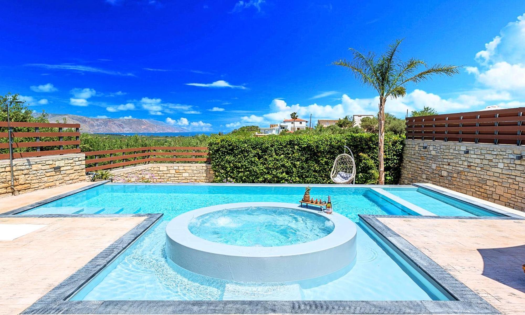 Minoas Villas Heated Pool Kournas Exterior photo